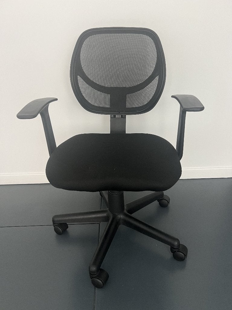 Chaise de bureau noire ergonomique - Très bon état, Comme neuf, Enlèvement, Chaise de bureau, Ergonomique