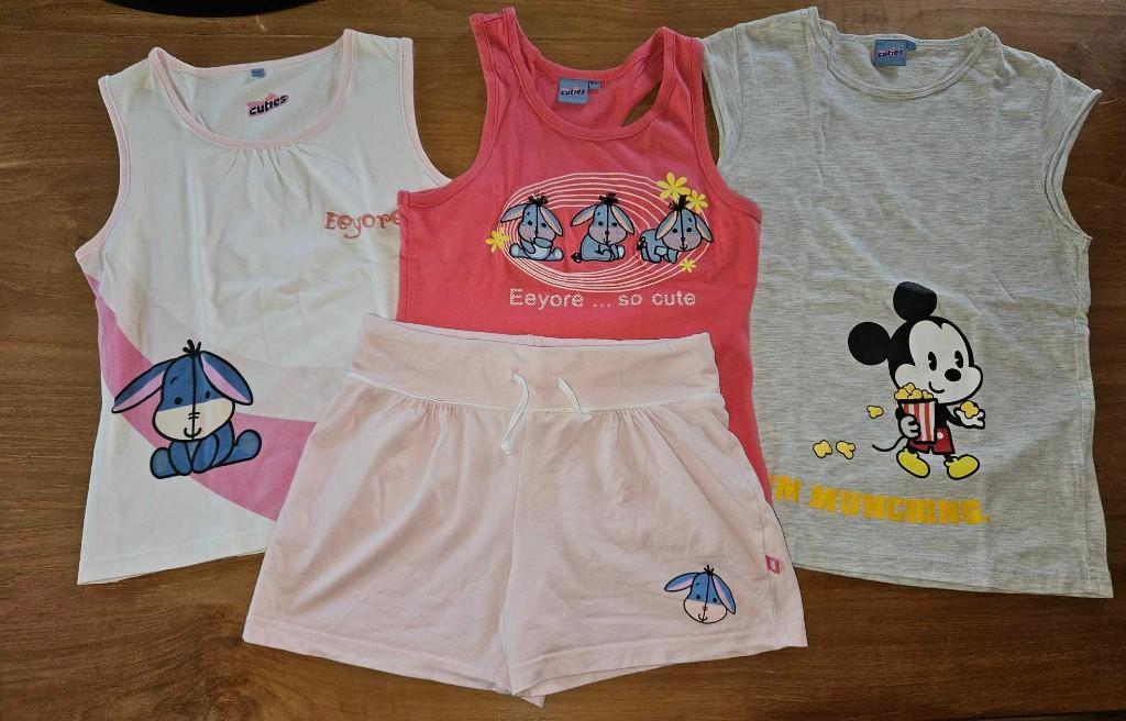Ensemble 3 hauts + short CUTIES Disney 12 ans, Kinderen en Baby's, Kinderkleding | Maat 152, Disney, Meisje, Ophalen of Verzenden