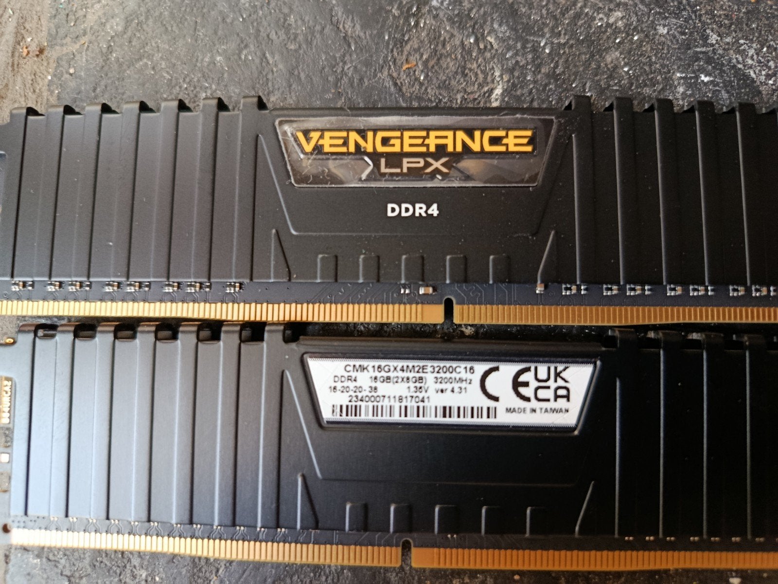 Corsair Vengeance DDR4 16 GB 3200 MHz RAM, Computers en Software, RAM geheugen, Gebruikt, Desktop, 16 GB, DDR4, Ophalen of Verzenden