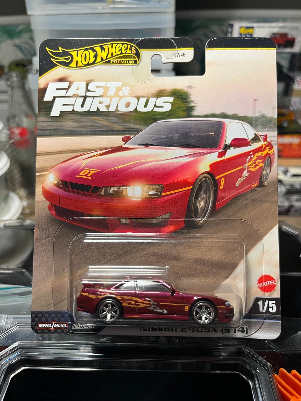 Hotwheels error nissan 240sx (s14)  premium, Ophalen, Zo goed als nieuw