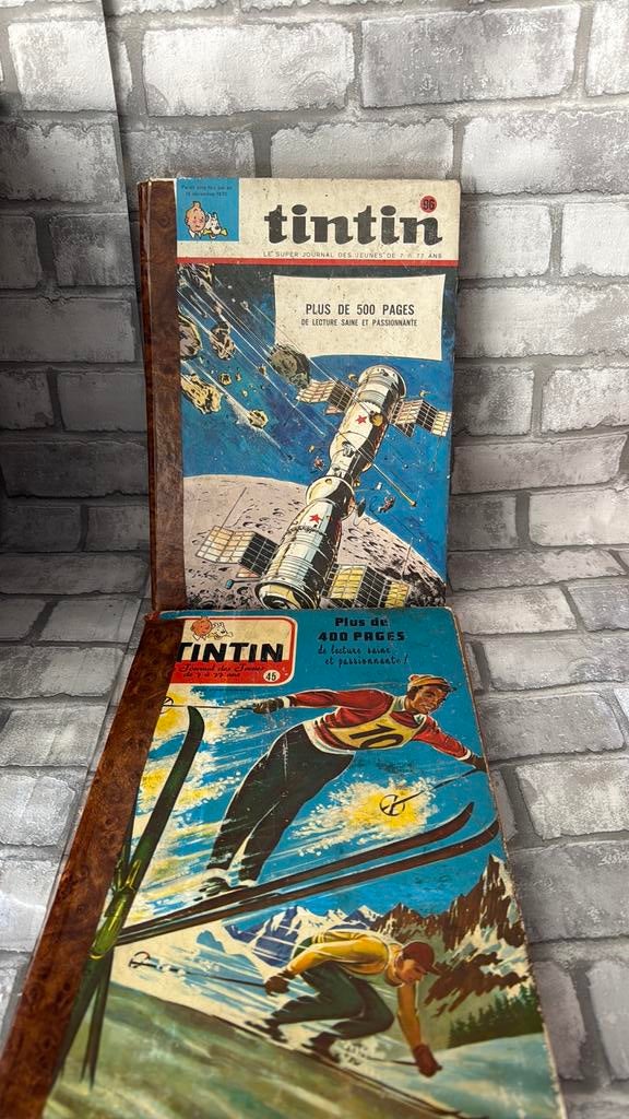 Lot 11 Recueils Journal TINTIN Belge Années 1961 à 1969, Livres, Plusieurs BD, Enlèvement ou Envoi, Utilisé