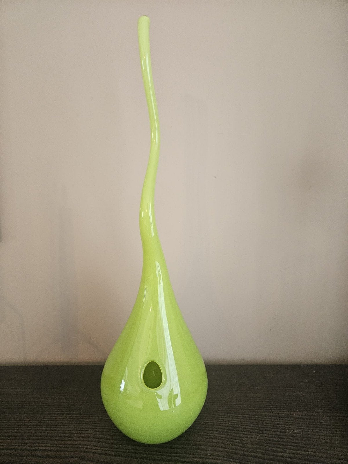 Mooie designvaas limoengroen., Ophalen