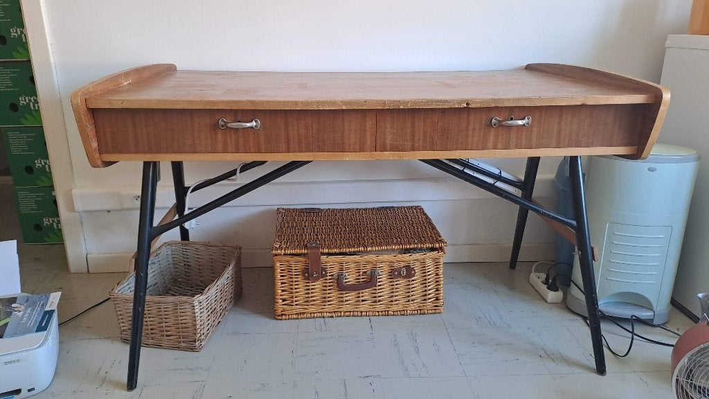 Bureau vintage Alfred Hendrickx pour Belform, années 1950, Autres marques, Autres types, Vintage, 73 cm