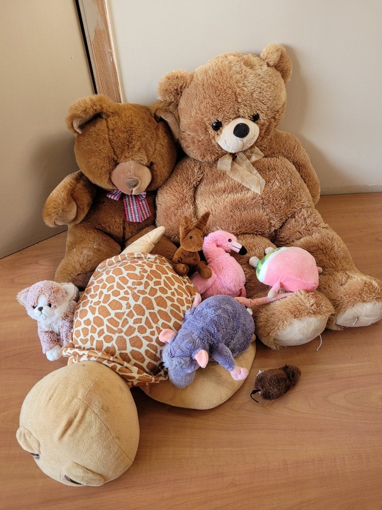 Verzameling knuffels, Kinderen en Baby's, Speelgoed | Knuffels en Pluche, Overige karakters, Ophalen, Zo goed als nieuw, Overige typen