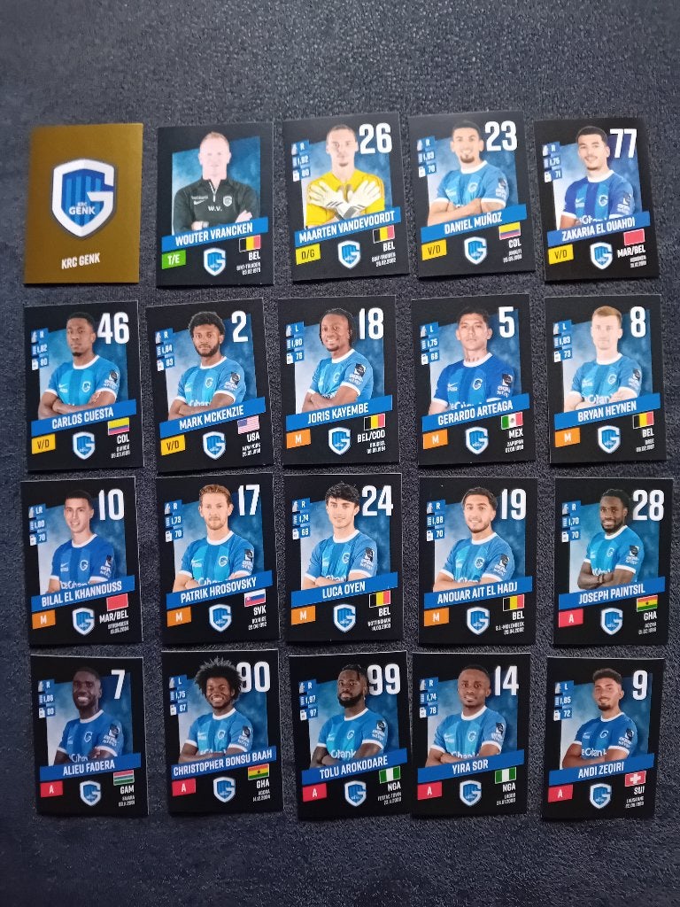 panini stickers Pro League 23/24 Genk, Enlèvement ou Envoi, Neuf, Plusieurs autocollants