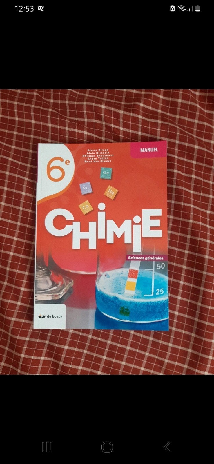 chimie 6e de boeck Neuf, Enlèvement ou Envoi, Chimie