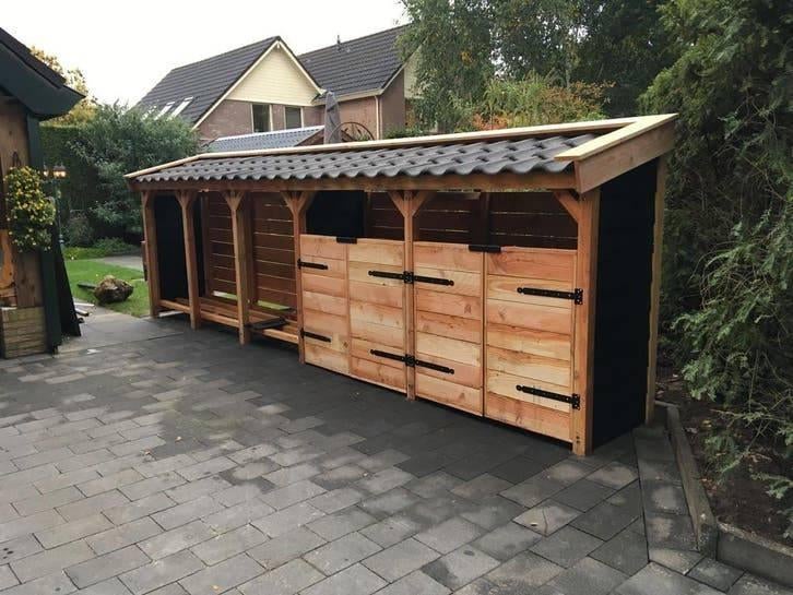 Armoires de jardin personnalisées, stockage du bois et, Enlèvement ou Envoi, Bois
