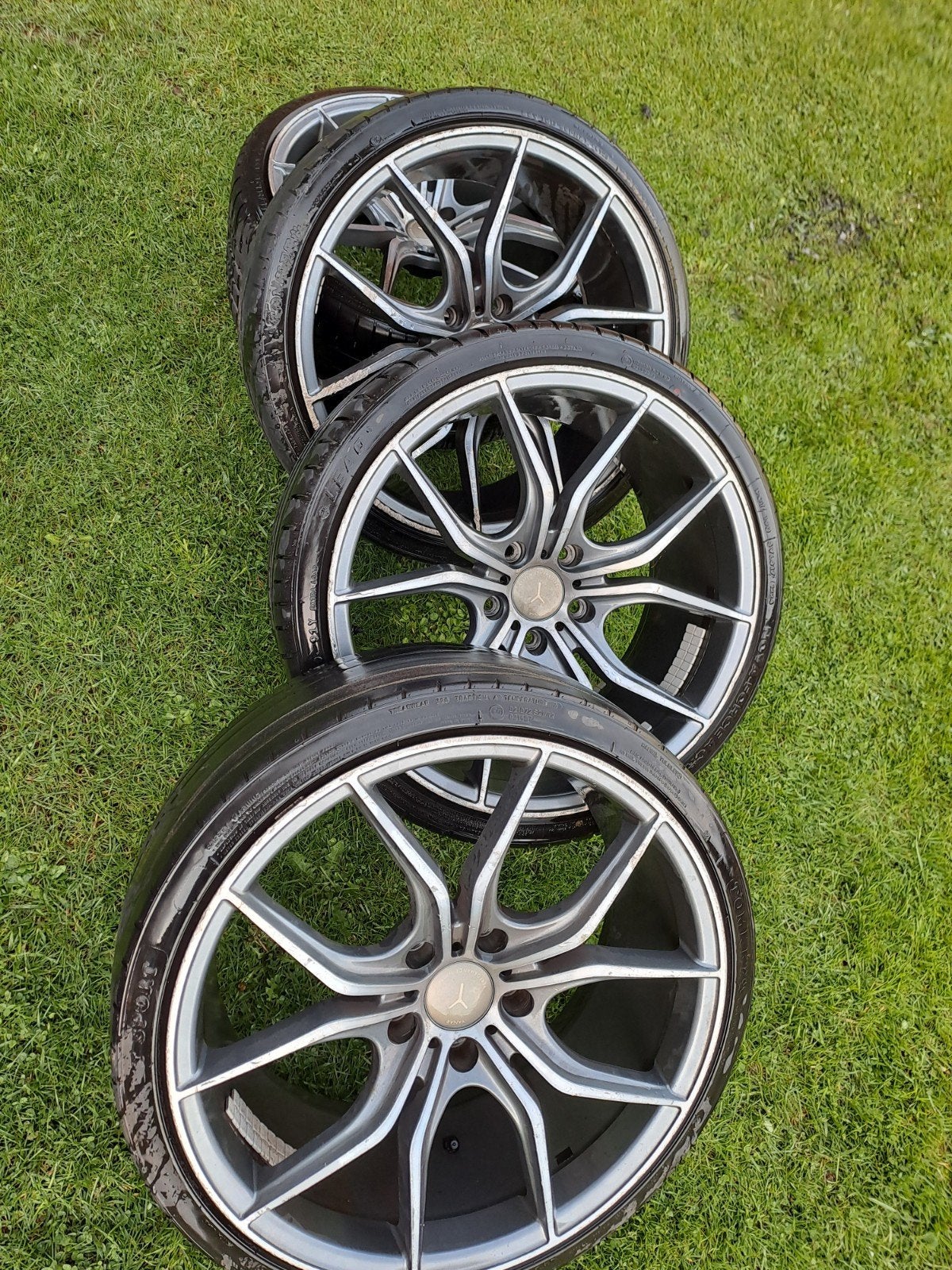 yanar velgen met banden 19inch, Autos : Pièces & Accessoires, Véhicule de tourisme, Pneus été, 205 mm, Pneu(s)