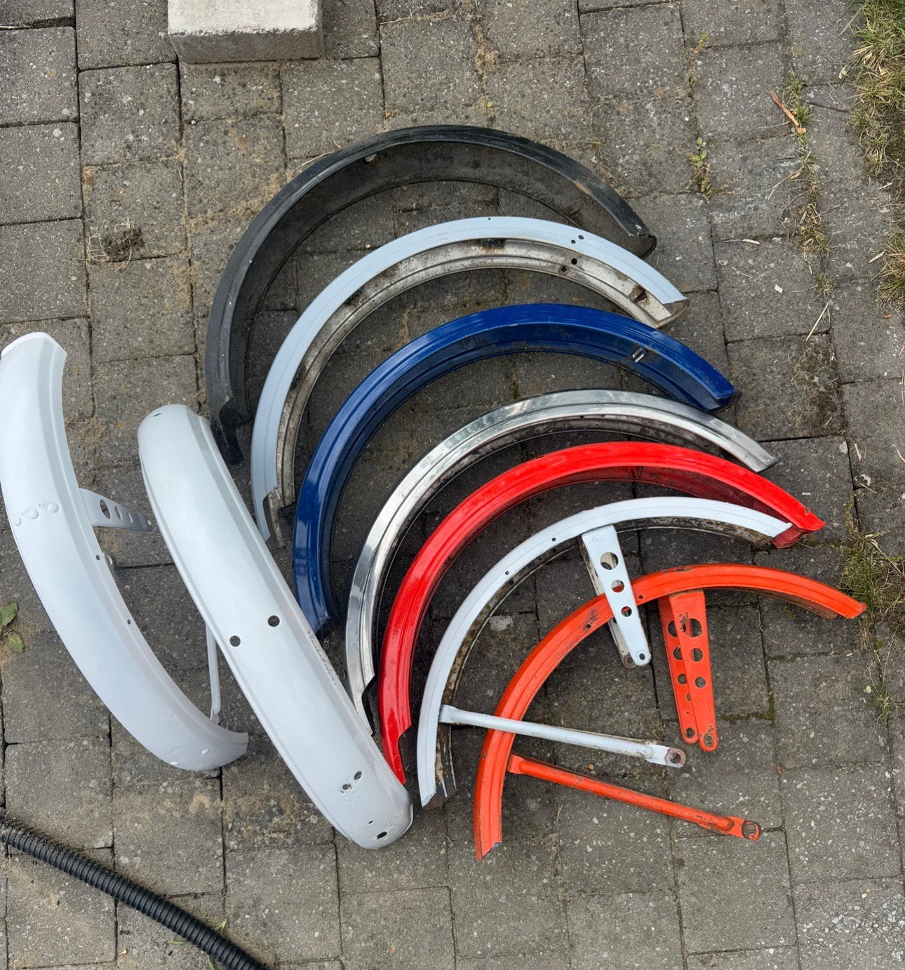 Lot spatborden of per stuk, Fietsen en Brommers, Brommeronderdelen | Algemeen, Ophalen, Gebruikt