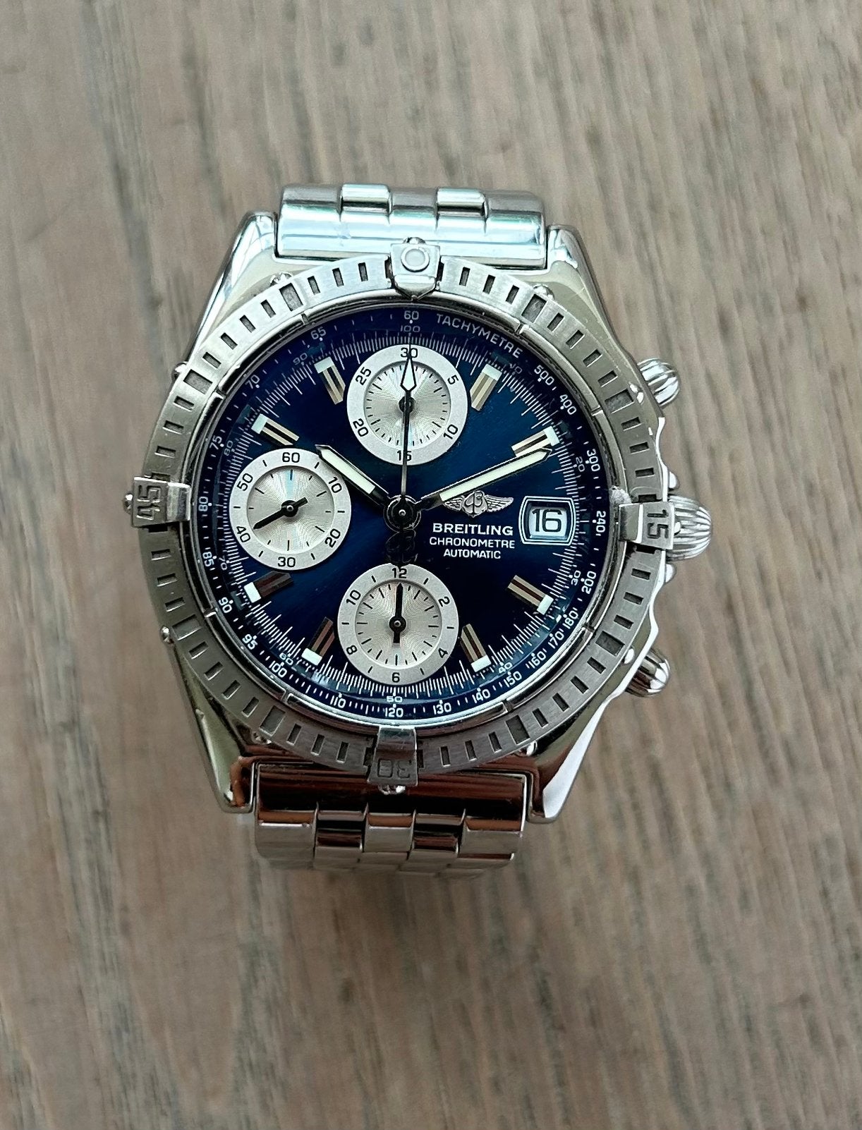 Chronomat Breitling, Montre-bracelet, Enlèvement ou Envoi, Breitling, Acier