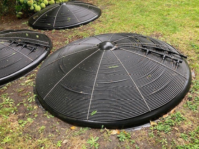 Capteurs solaires, piscine, chauffage, Jardin & Terrasse, Accessoires de piscine, Utilisé, Chauffage, Enlèvement