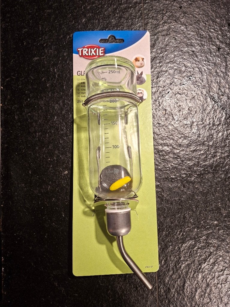 Trixie Drinkfles Glas 250 ml, Ophalen of Verzenden, Zo goed als nieuw, Eten en Drinken