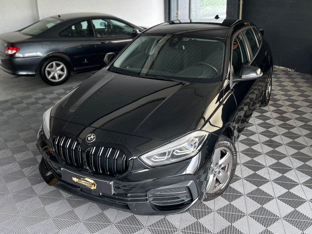 BMW 116dA 1er Propriétaire Garantie 12 mois, Euro 6, Noir, 5 portes, Automatique