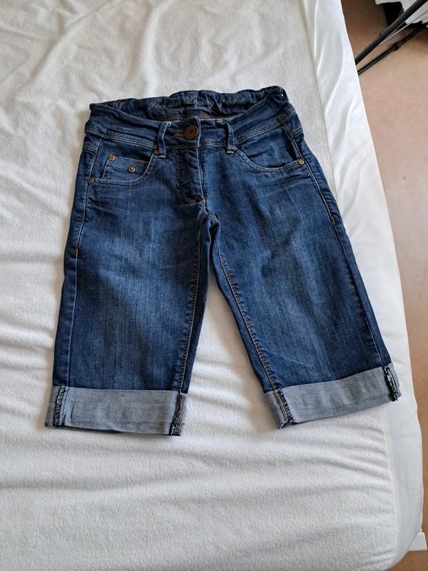 Brams Paris jeans short - 146, Kinderen en Baby's, Kinderkleding | Maat 146, Ophalen of Verzenden, Zo goed als nieuw, Meisje, Broek
