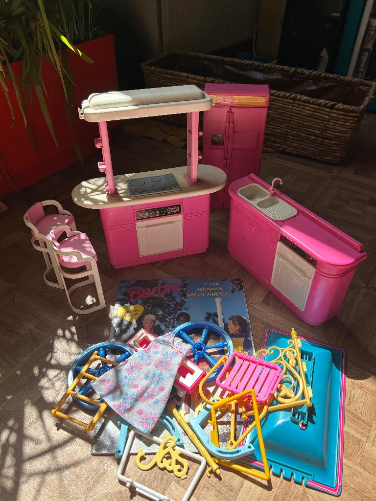 Barbie coin cuisine 1992 vintage, Enlèvement ou Envoi, Utilisé, Barbie