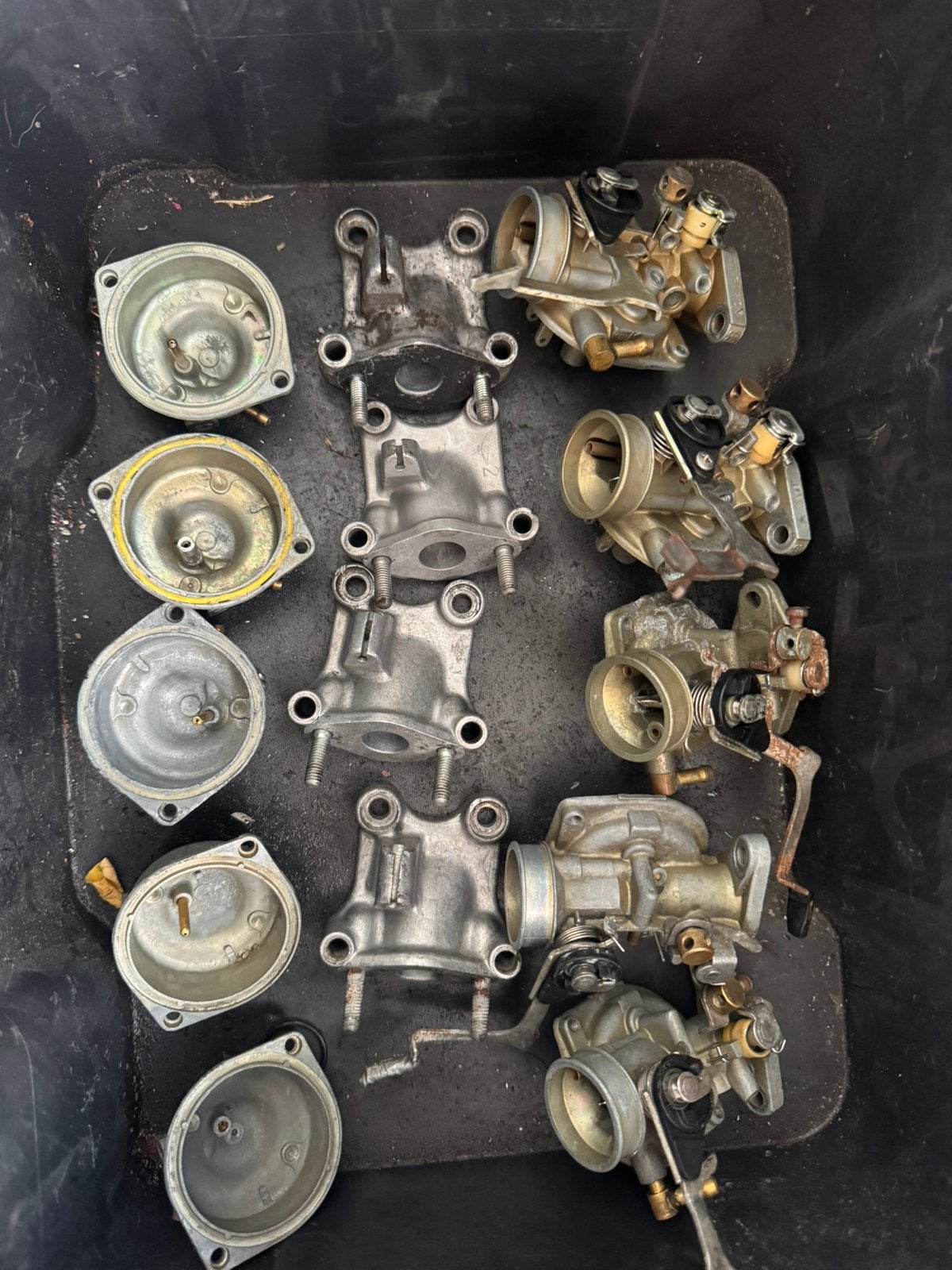 Lot de carburateurs Honda Camino non complet, Vélos & Vélomoteurs, Enlèvement ou Envoi, Utilisé