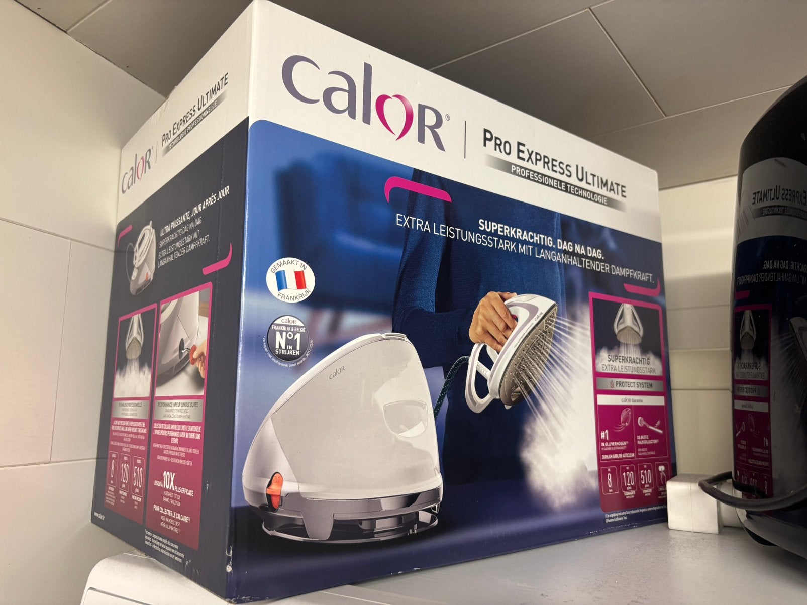 Calor pro express ultimate strijkijzer, Elektronische apparatuur, Strijkijzers en Strijkplanken, Ophalen, Nieuw, Strijkijzer met snoer