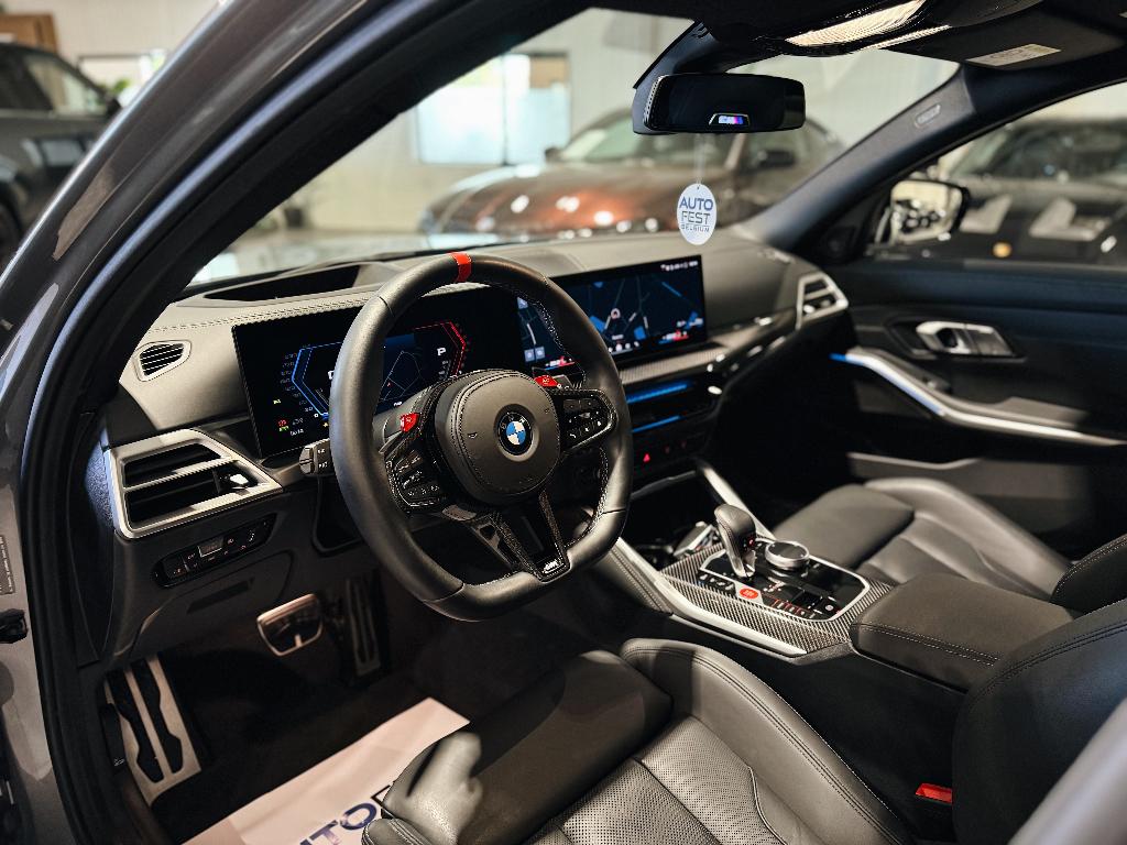 BMW M3 Competition Touring xDrive Facelift Skyscraper Grey, Auto's, BMW, Automaat, 2993 cc, Leder, Lichtsensor