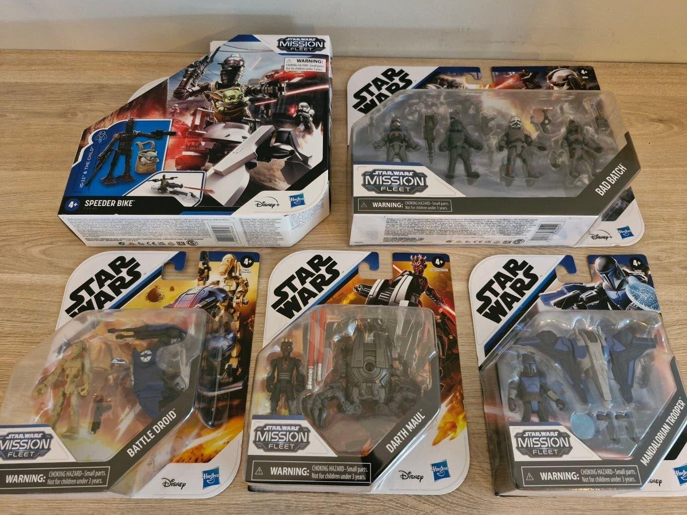 Star Wars , Mission Fleet , 5 x nieuw in gesloten verpakking, Ophalen of Verzenden, Nieuw, Actiefiguurtje