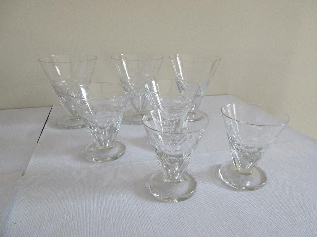 Oude drinkglazen vintage glazen oude servies, Verzamelen, Glas en Drinkglazen, Ophalen