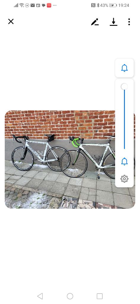 2 fietsen, Fietsen en Brommers, Fietsen | Racefietsen, 10 tot 15 versnellingen, Aluminium, Zo goed als nieuw, 53 tot 57 cm