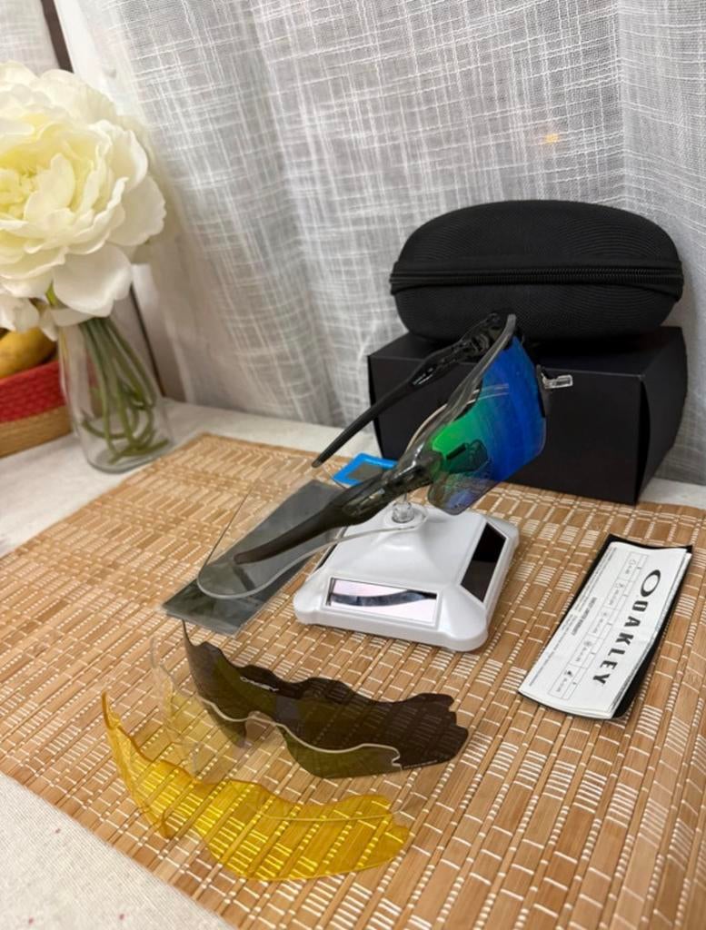 Oakley Radar EV, Zonnebril, Verzenden, Zwart, Zo goed als nieuw
