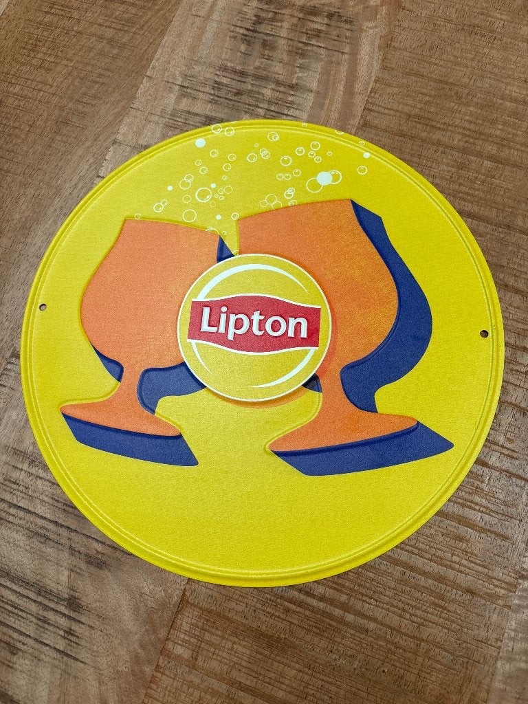 Ice tea bord, Ophalen, Nieuw, Reclamebord, Plaat of Schild
