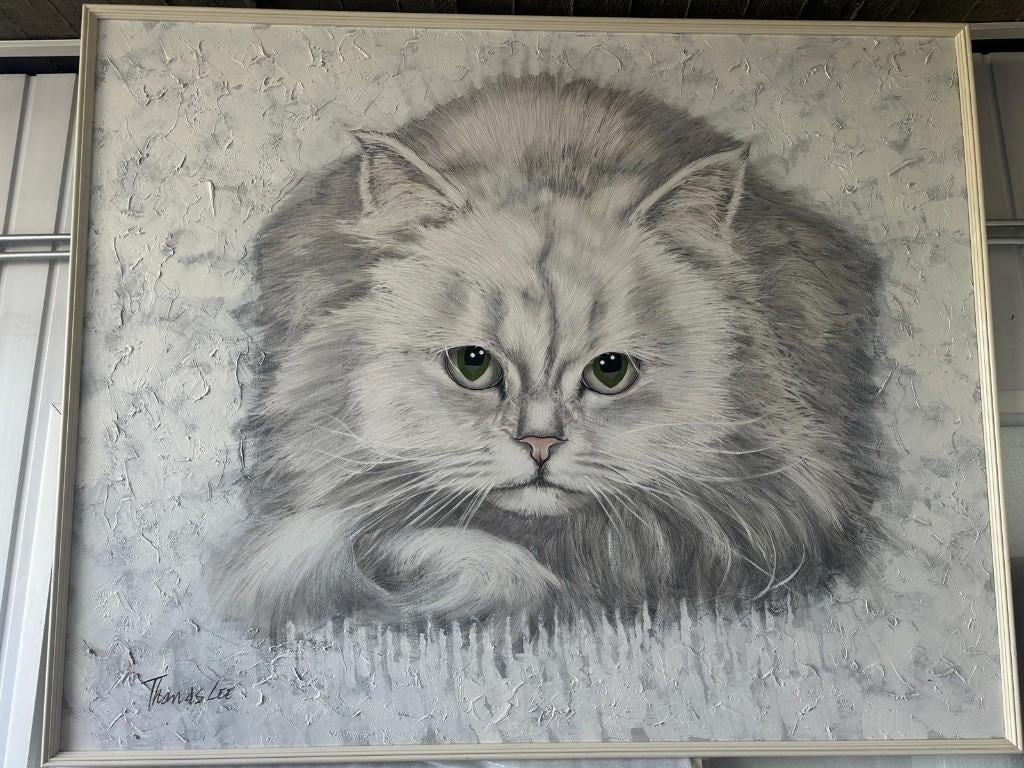 Schilderij 125 op 155 poesafbeelding, Ophalen