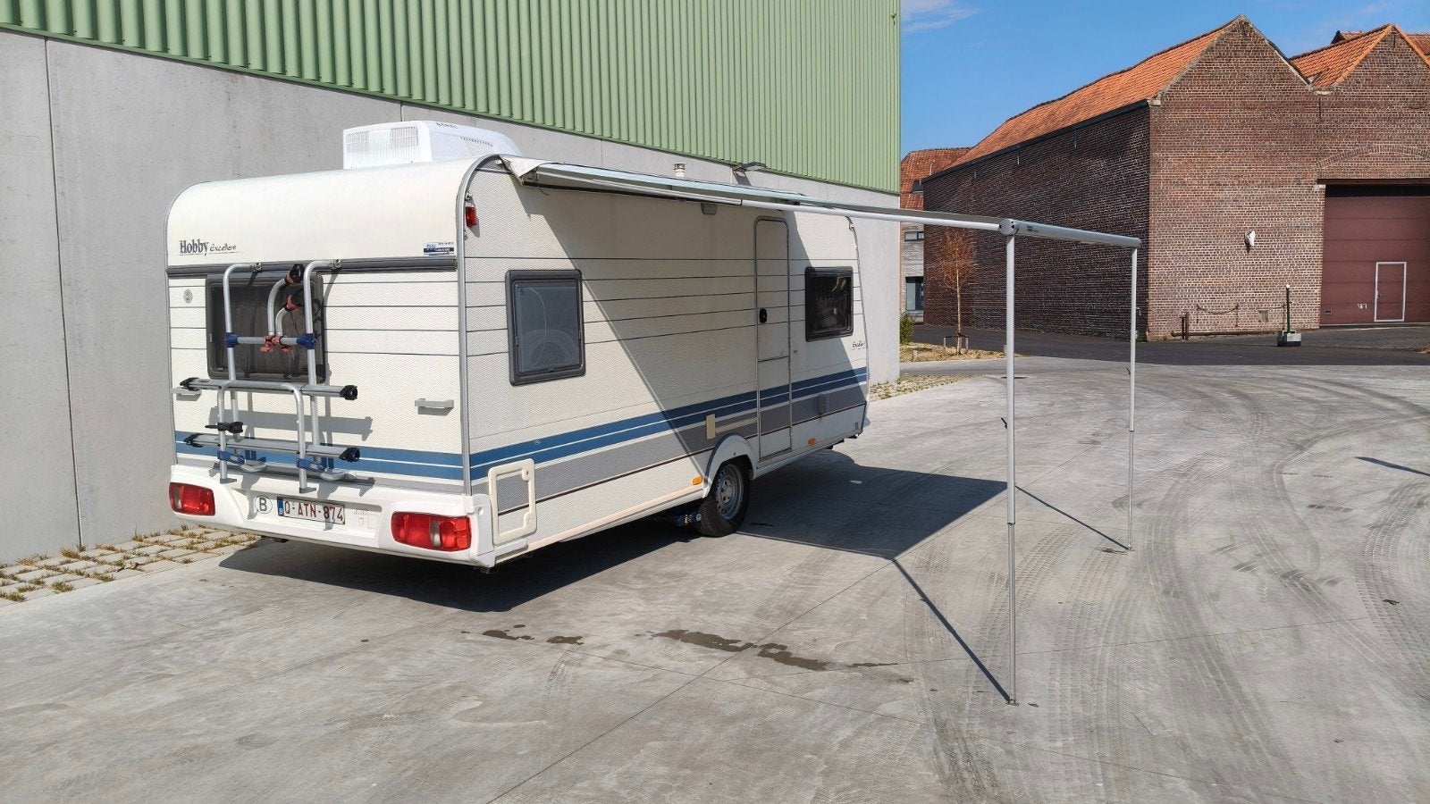 Hobby 495 met Mover, Luifel, Airco, Fietsdrager, ..., Particulier, Luifel, Hobby