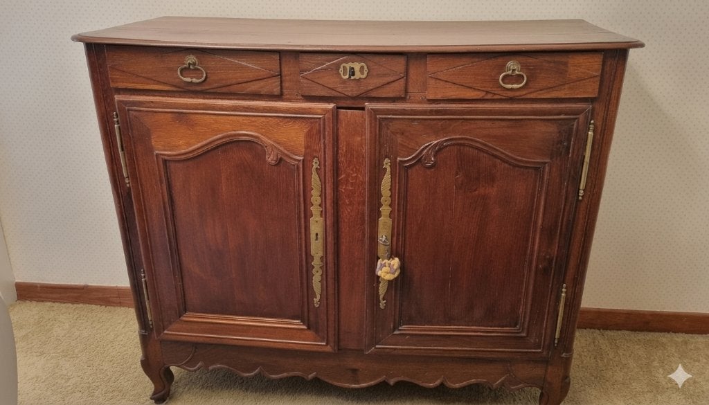 Dressoir van massief eikenhout, Ophalen