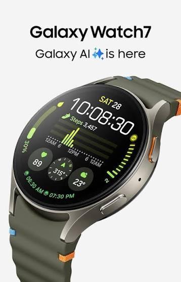 Samsung watch 7 graphite 40mm, Ophalen, Zo goed als nieuw, Grijs, Samsung