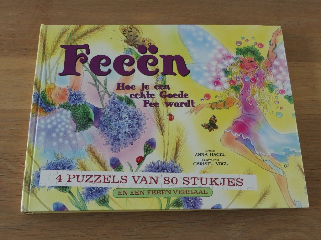 Puzzelboek 'Feeën', Enlèvement ou Envoi, Plus de 50 pièces, Utilisé, 4 à 6 ans