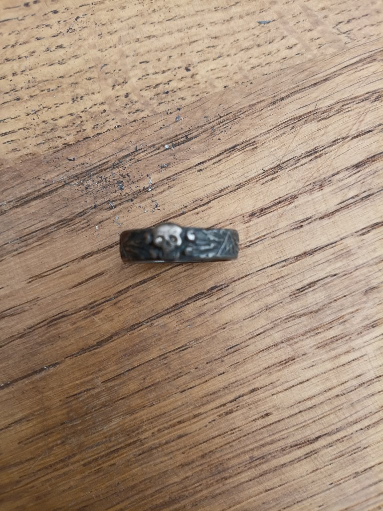 Duits zilveren ring WO2, Verzamelen, Ophalen, Overige soorten, Overige typen