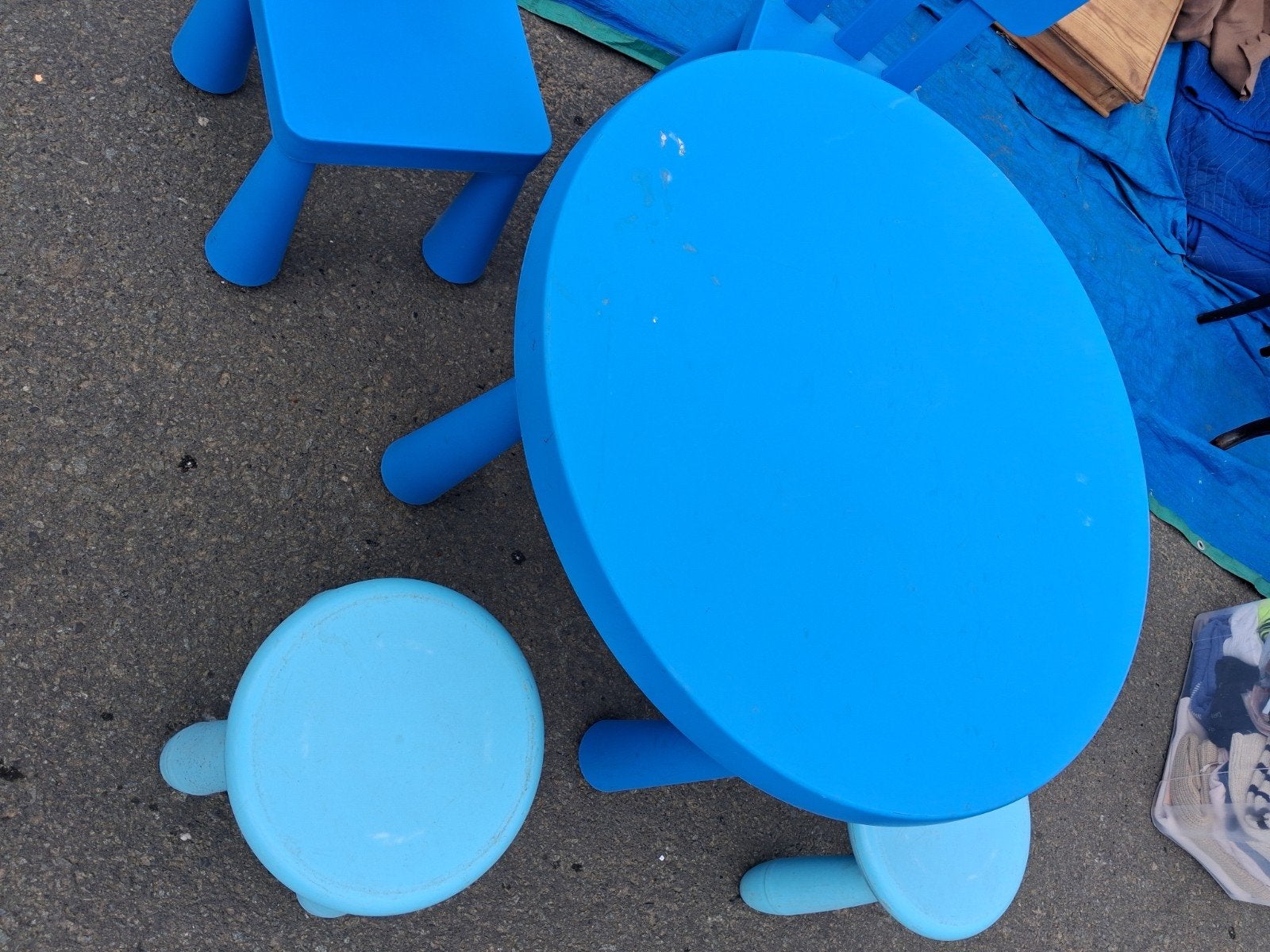 speeltafel kinderen ikea, Ophalen
