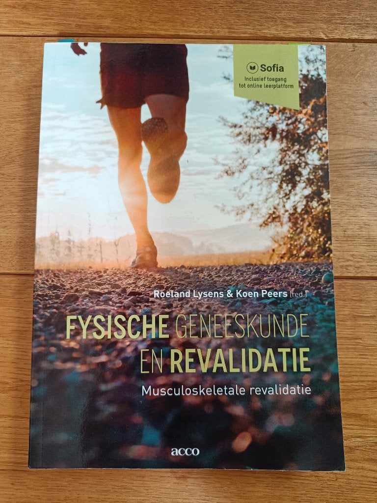 Fysische geneeskunde en revalidatie, Boeken, Ophalen of Verzenden, Zo goed als nieuw, Acco
