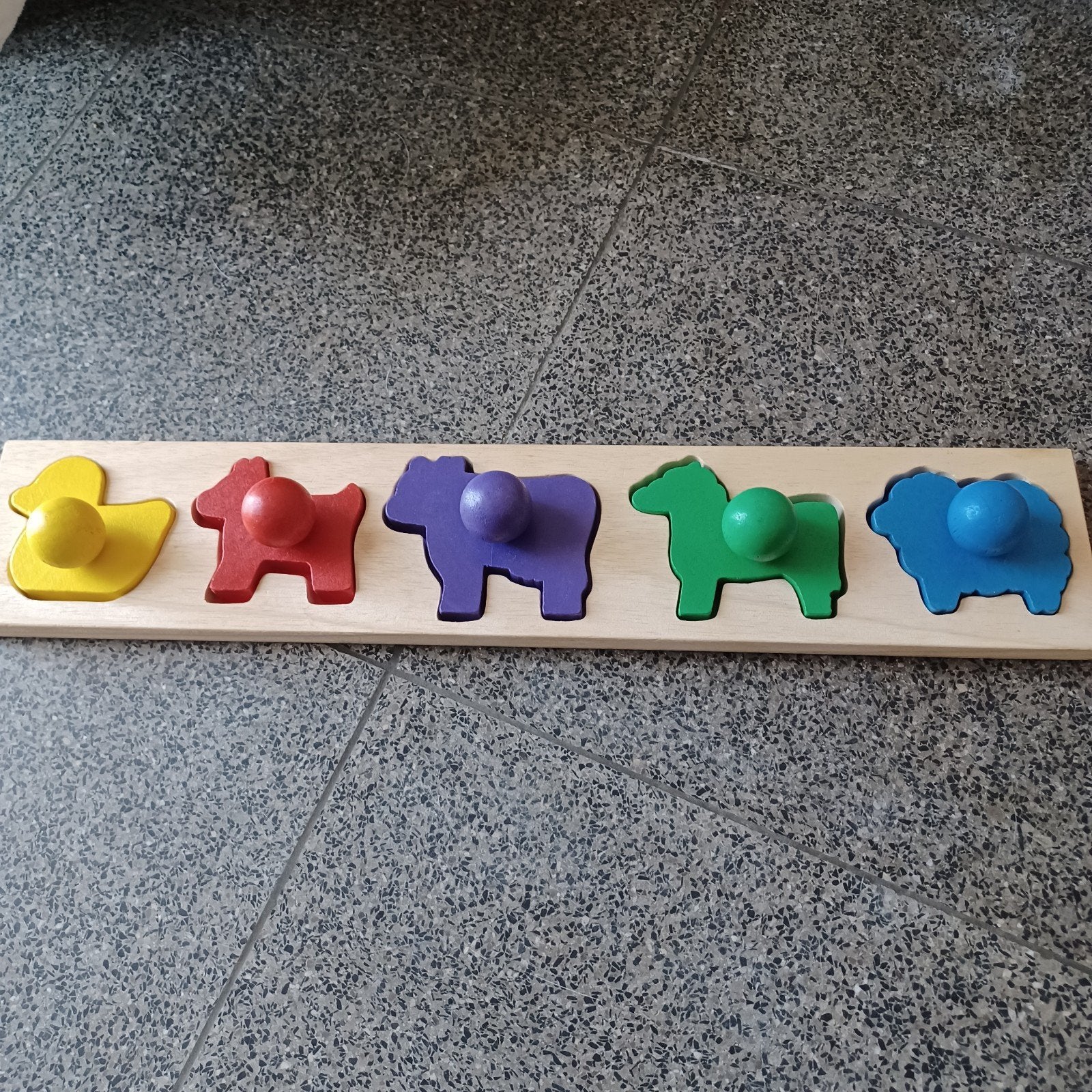 Puzzel hout, Ophalen