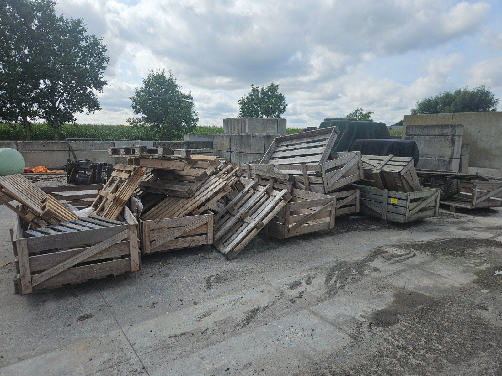 Brandhout, Enlèvement