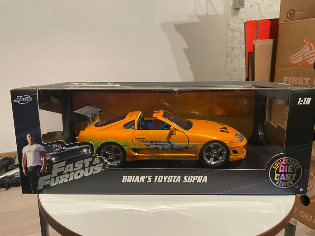 Jada toyota supra, Hobby & Loisirs créatifs, Voitures miniatures | 1:18, Enlèvement ou Envoi, Comme neuf