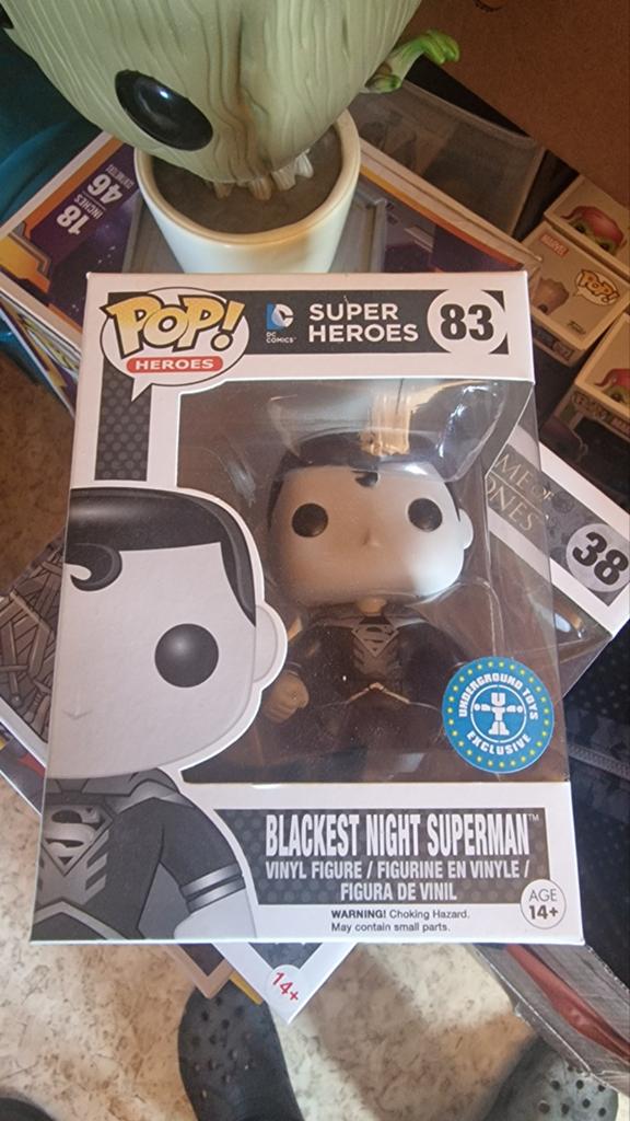Funko Pop Super Heroes 83 Blackest Night Superman Limited Ed, Verzamelen, Ophalen of Verzenden