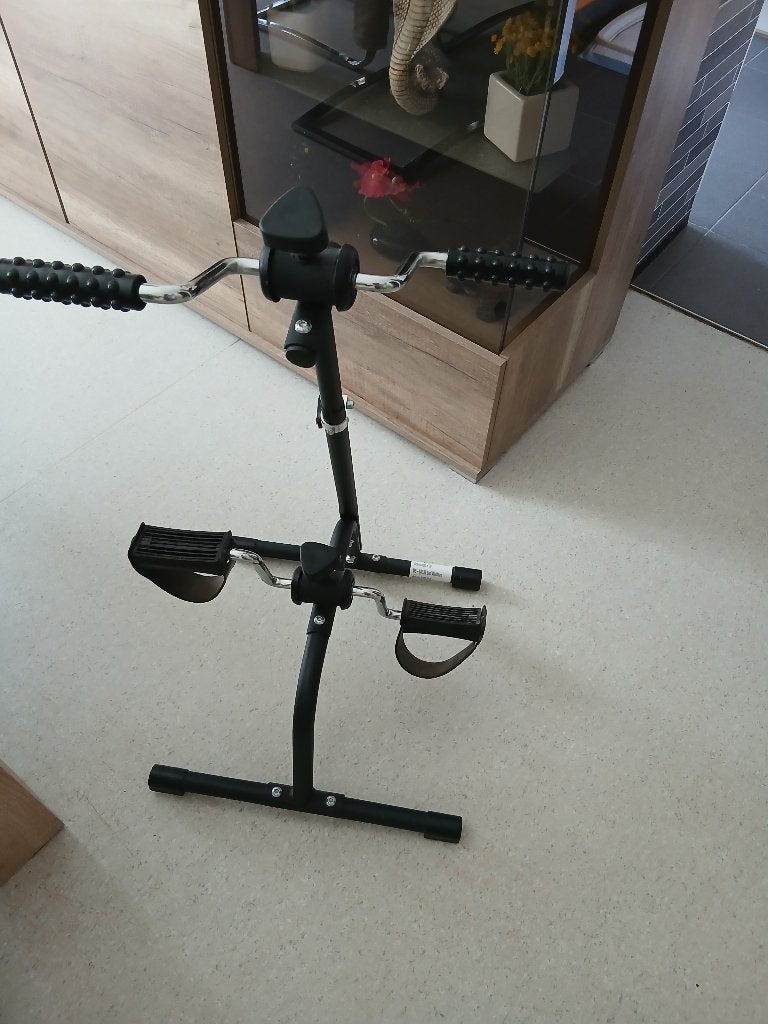 Pédalier en forme assise, Sports & Fitness, Vélo de bureau, Aluminium, Comme neuf, Enlèvement