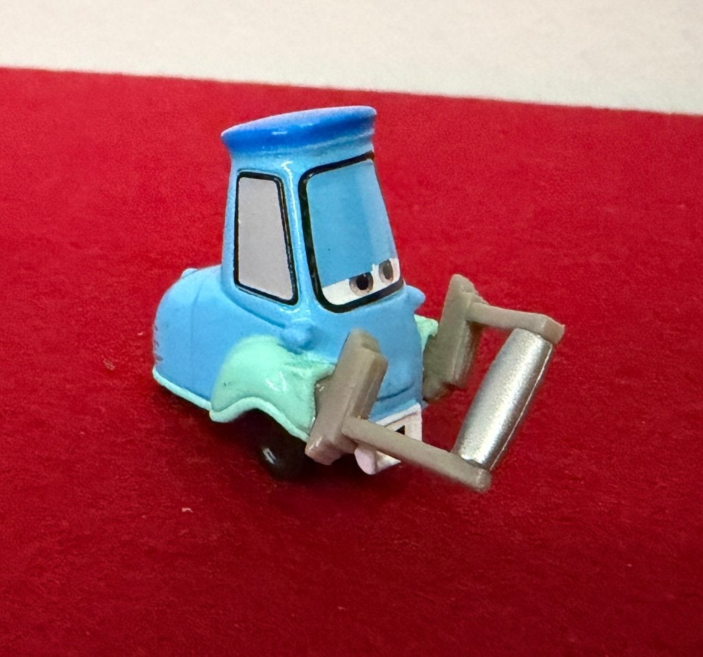 DISNEY CARS Rare Guido Avec Cocktail Shaker DieCast, Enlèvement ou Envoi, Neuf, Voiture