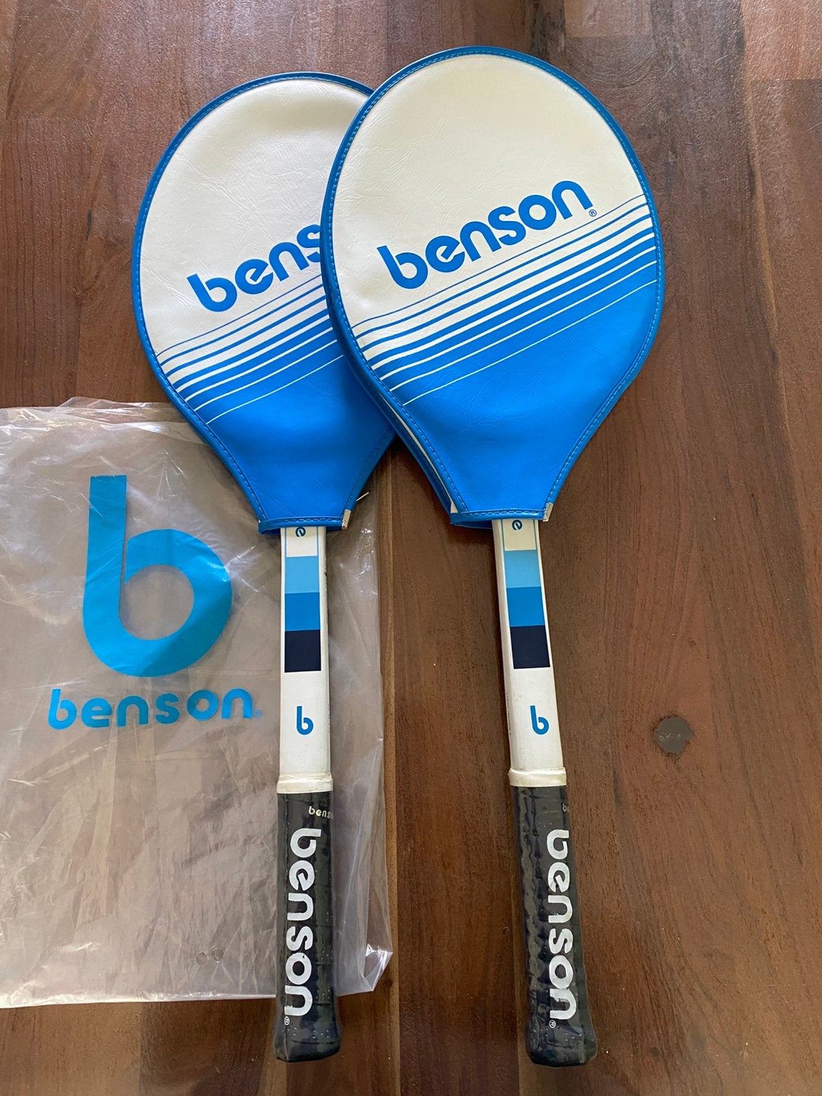 Vintage tennisracket Benson BL-270 hy-lite ( 2st), Sport en Fitness, L4, Nieuw, Racket, Ophalen