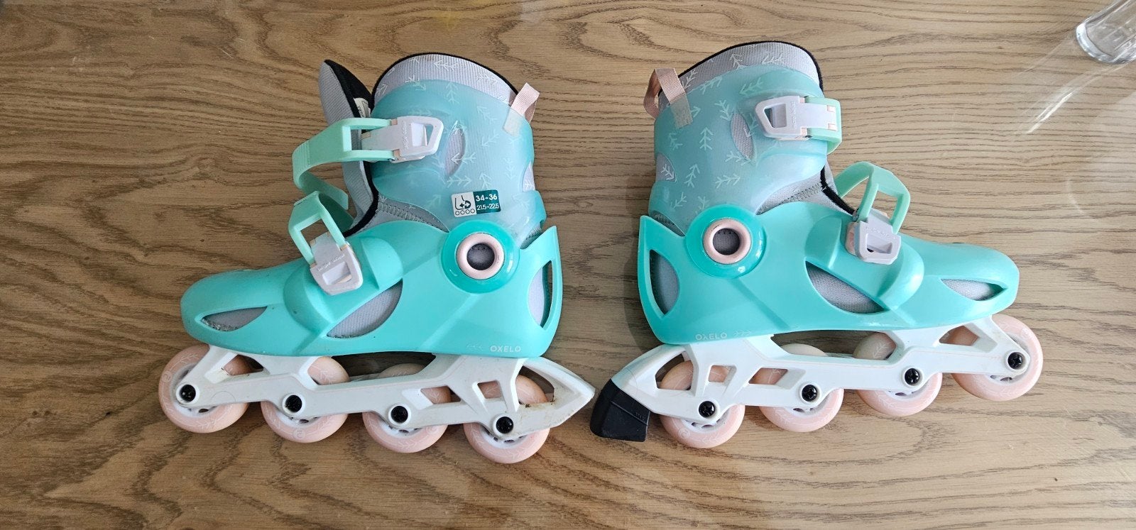Oxelo Kinder Skeelers / Inline Skates - Maat 34-36, Handtassen en Accessoires, Kindersieraden, Ophalen of Verzenden, Roze