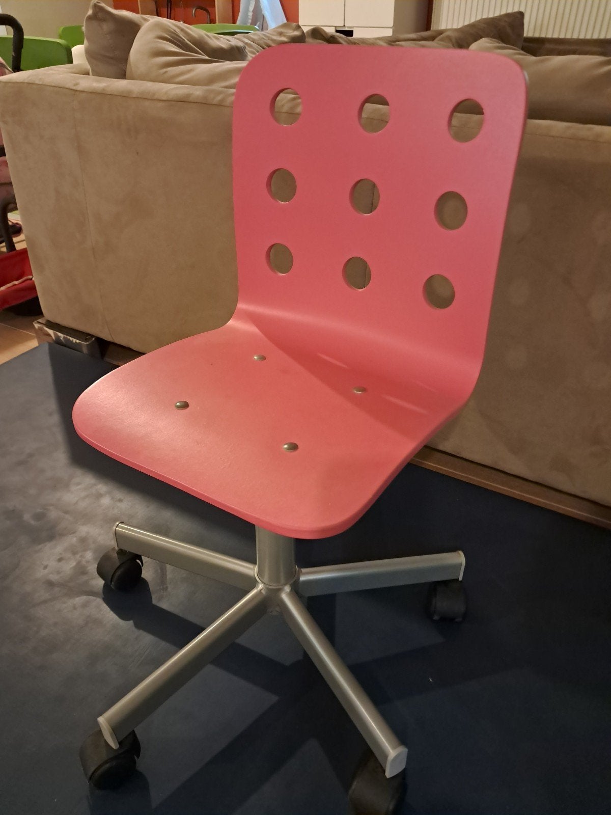Bureaustoel voor kinderen, Ophalen, Zo goed als nieuw, Roze, Bureaustoel