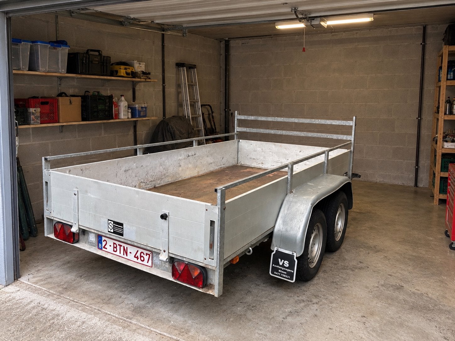 Remork 150x300 aluminium aanhangwagen, Ophalen of Verzenden