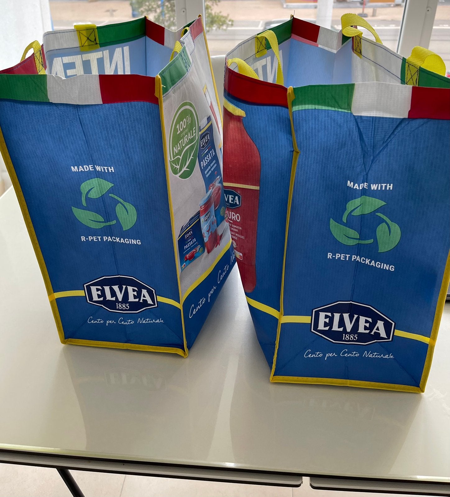 SET VAN 2: Nieuwe Elvea Big Shoppers – Ultra-Stevig & Ruim, Handtassen en Accessoires, Overige Accessoires, Ophalen of Verzenden