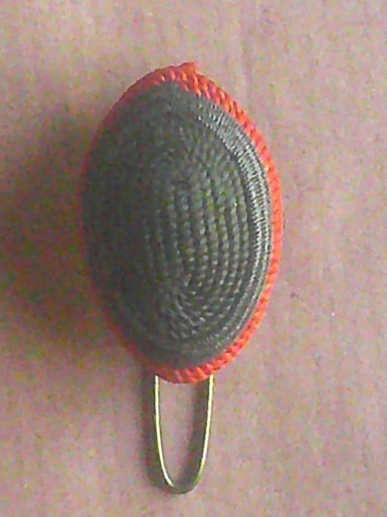 Macaron pour couvre-chefs officier de la garde civique belge, Collections, Envoi, Armée de terre, Emblème ou Badge