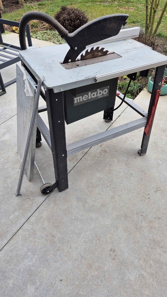 Tafelcirkelzaag Metabo, Bricolage & Construction, Outillage | Scies mécaniques, Utilisé, Autres types, 1200 watts ou plus, 70 mm ou plus