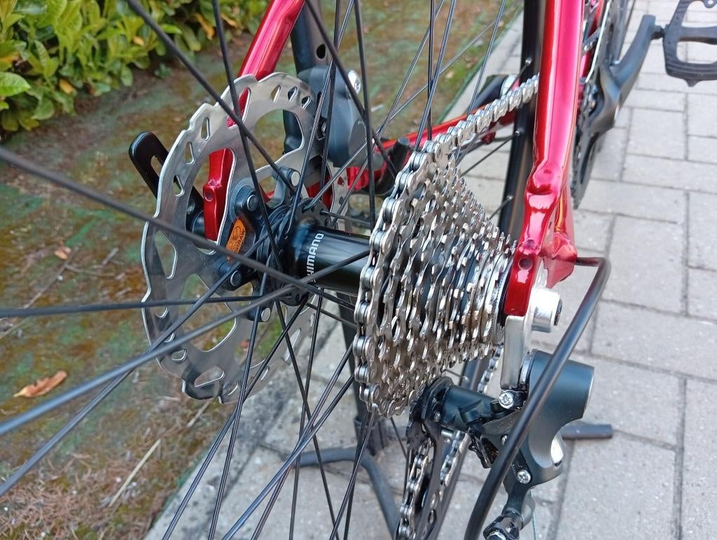 nieuwe koersfiets, Fietsen en Brommers, Ophalen, 28 inch, 15 tot 20 versnellingen, Schijfrem