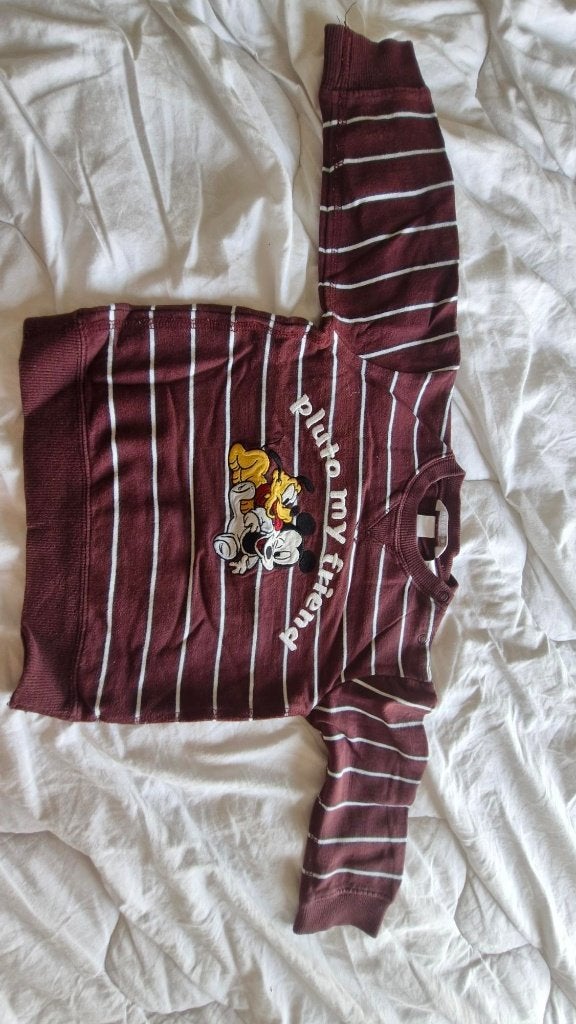 Disney t86 trui, Kinderen en Baby's, Babykleding | Maat 86, Ophalen, Truitje of Vestje, H&M, Zo goed als nieuw